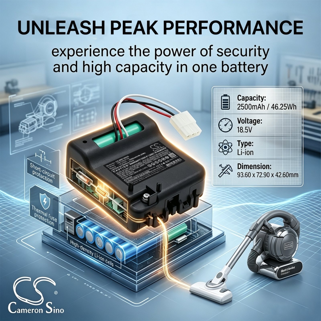 Batteries compatible with Black&Decker PD1820LF PD1820LF CS-BRF182VX