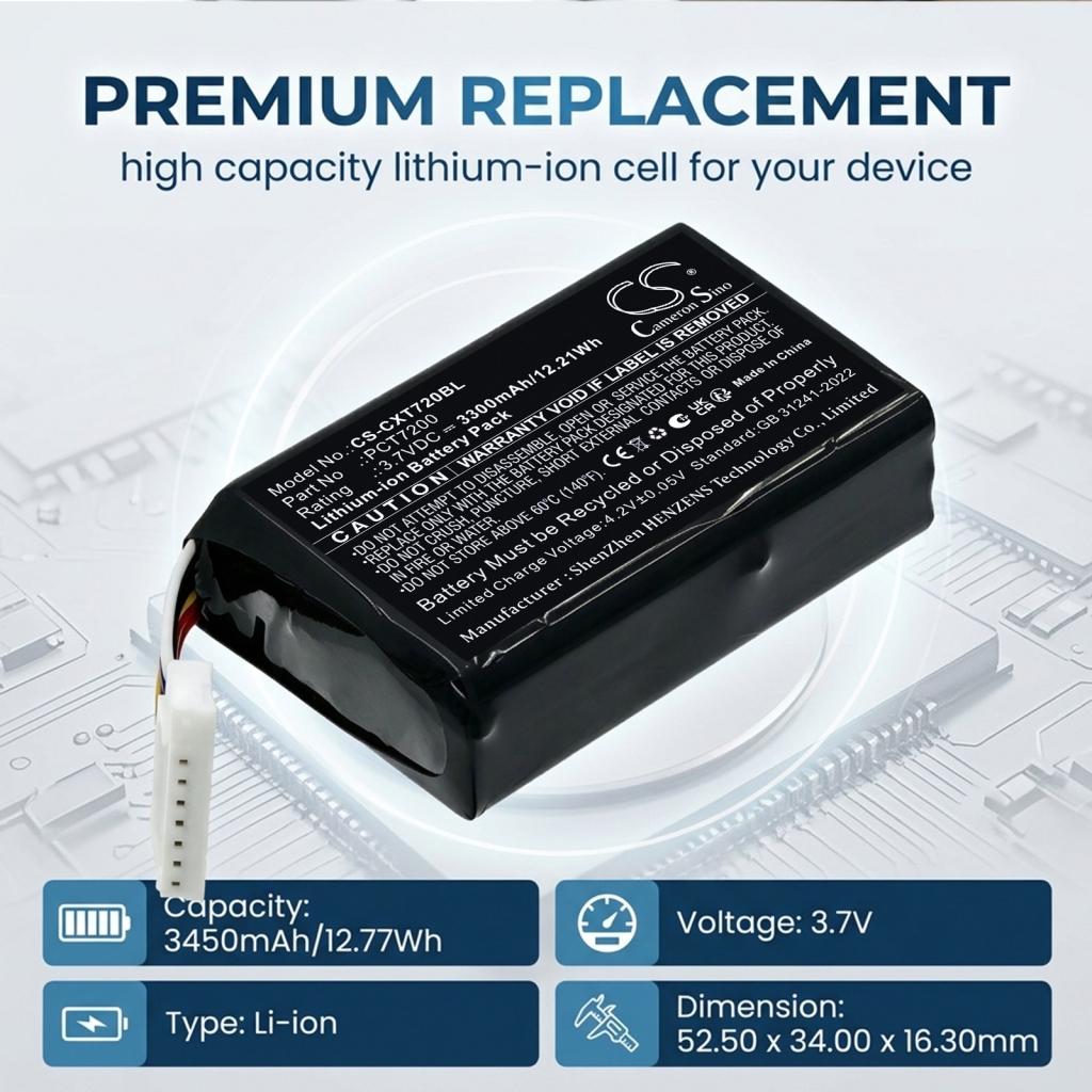 Batteries compatible with C-One Coppernic C-One² CS-CXT720BL