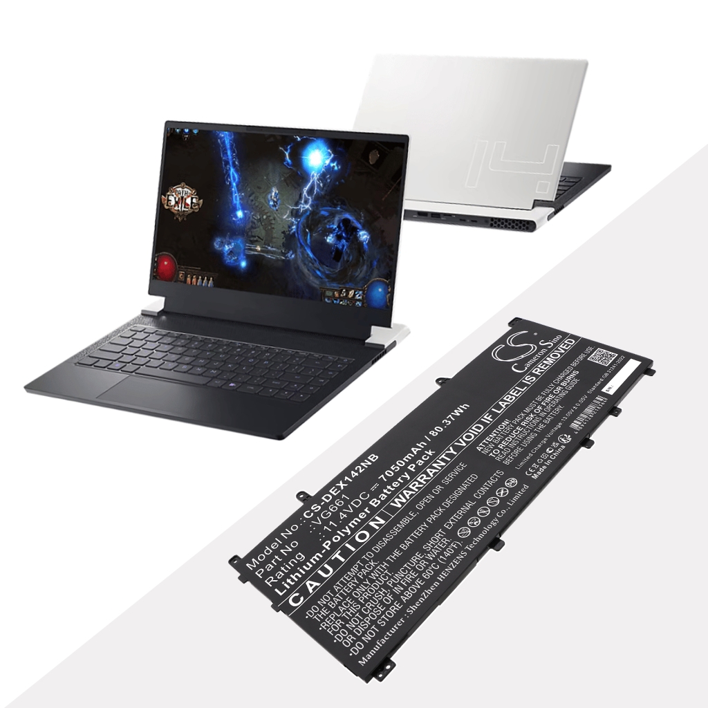 Notebook battery DELL Alienware X14 R2