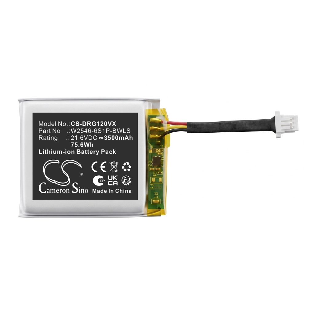 Batteries compatible with Dreame G12 G12 Dual Pro CS-DRG120VX