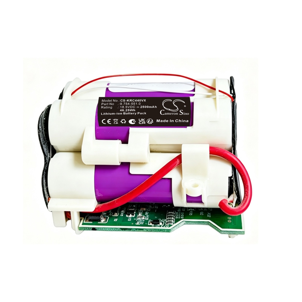 Batteries compatible with Karcher VC 4s Cordless CS-KRC440VX