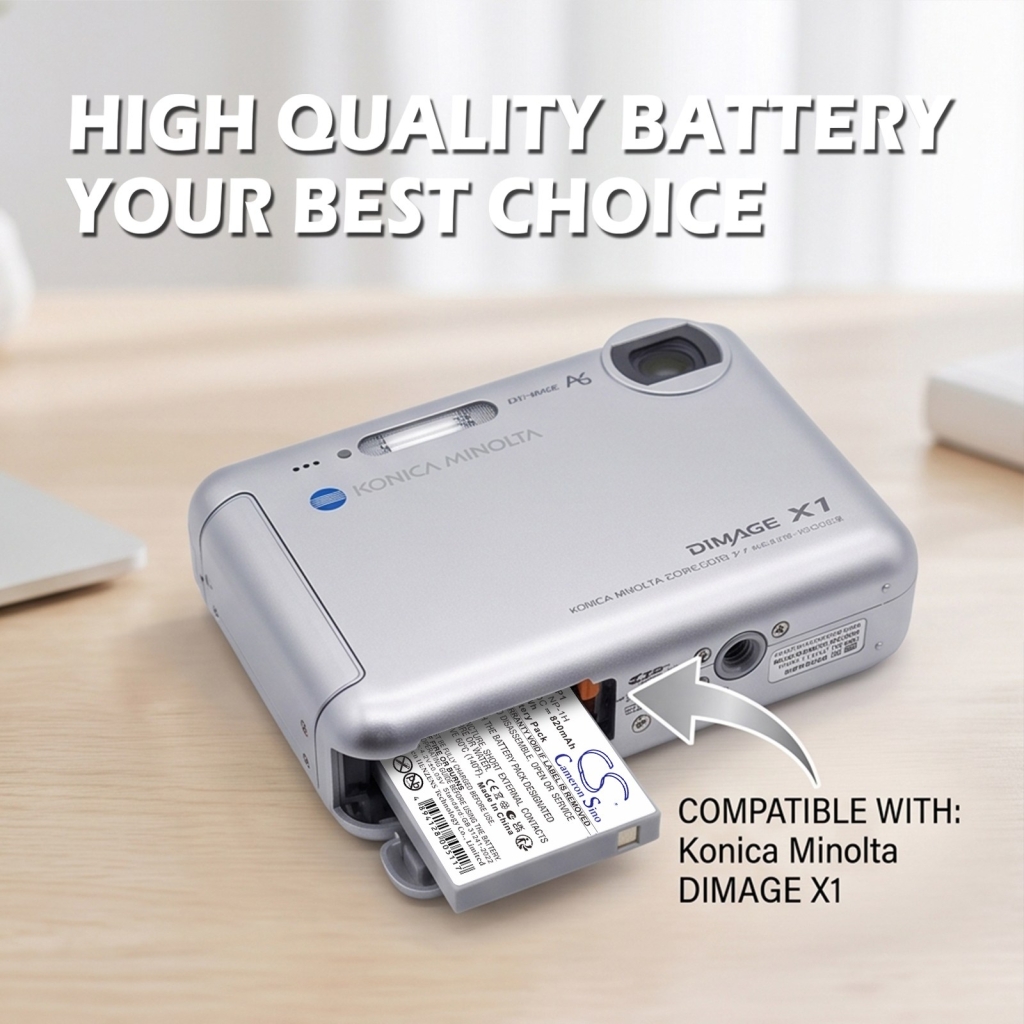 Batteries compatible with Minolta Dimage X1 CS-NP1