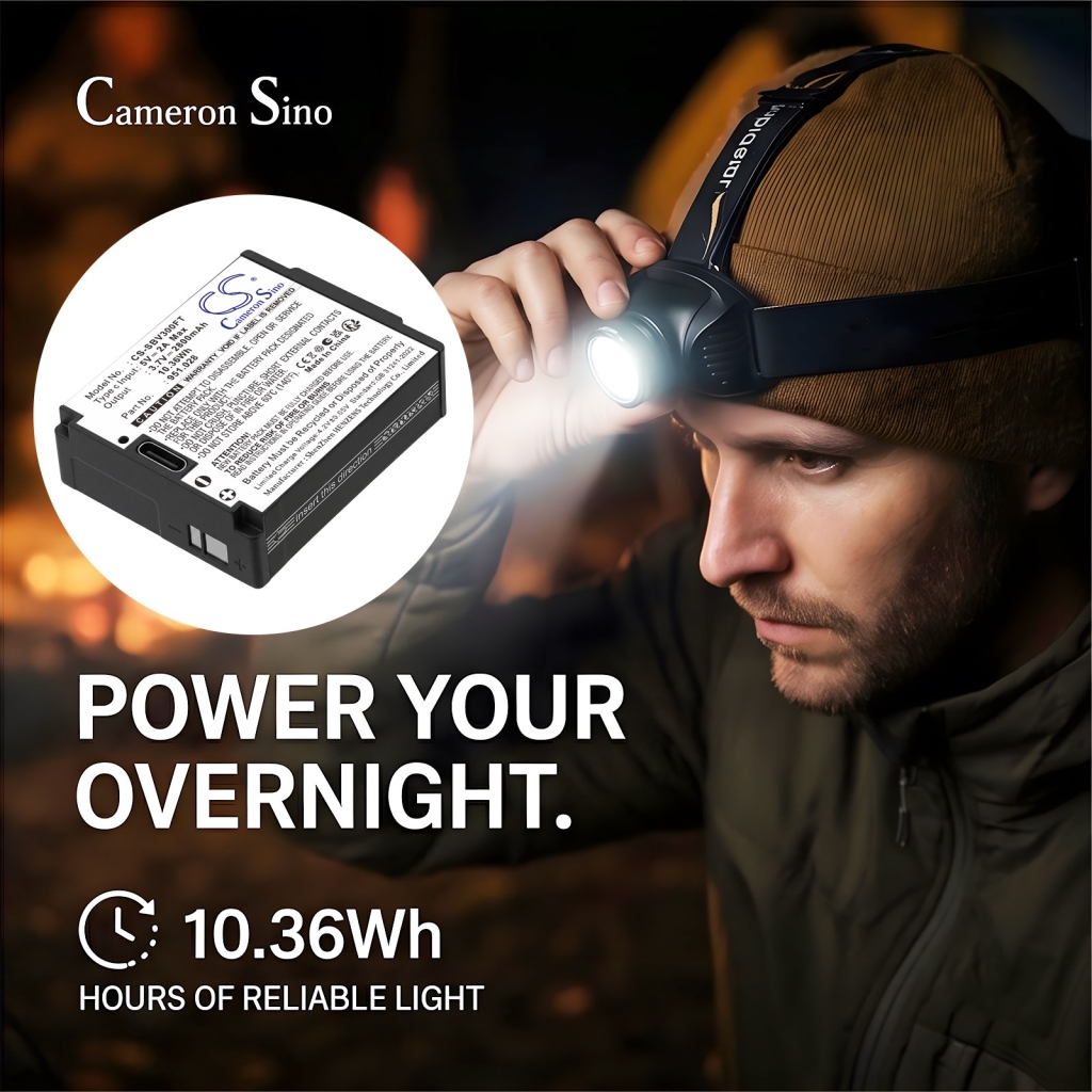 Batteries compatible with Suprabeam V3 Pro CS-SBV300FT