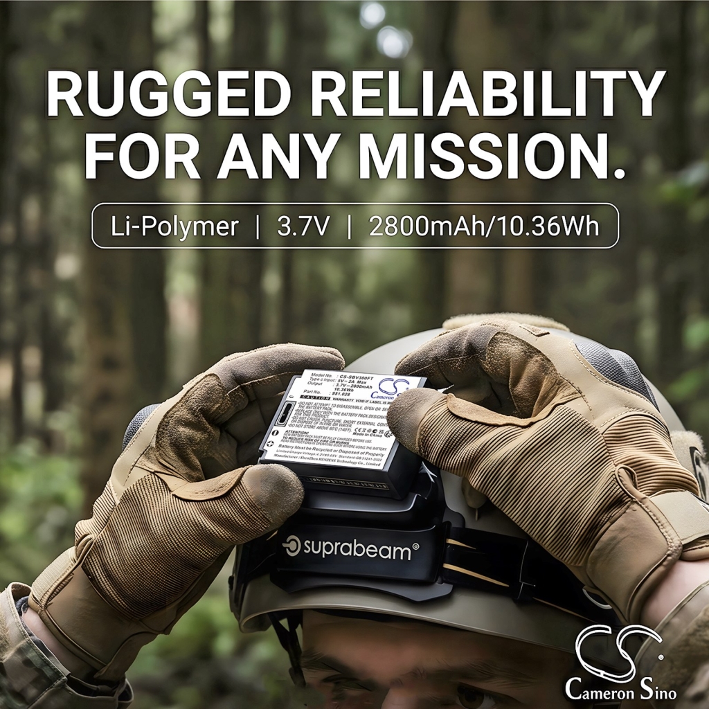 Batteries compatible with Suprabeam V3 Pro CS-SBV300FT