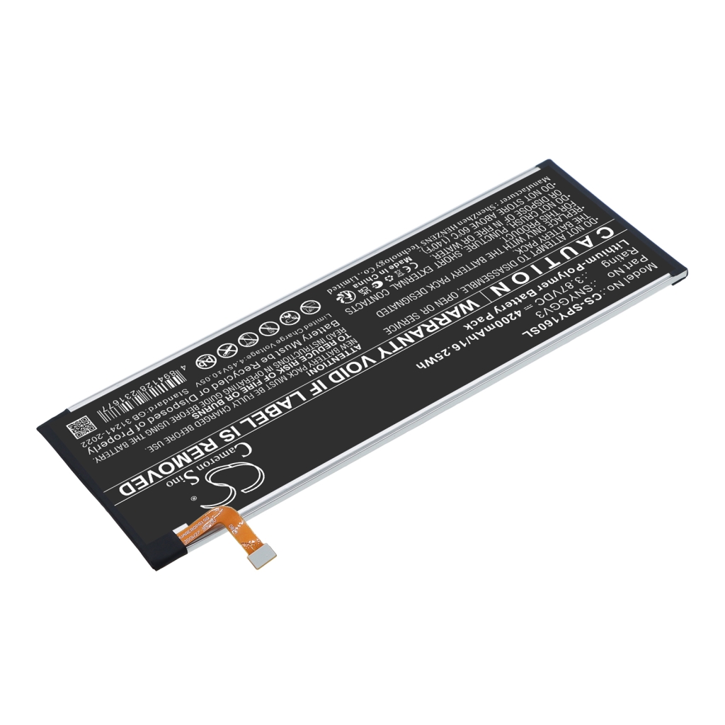 Batteries compatible with Sony CFI-Y1016 CFI-Y1016 CS-SPY160SL