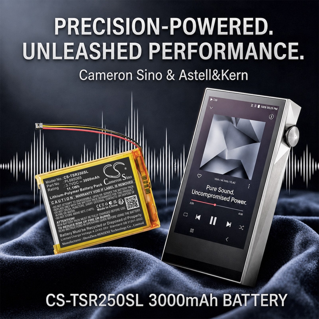 Batteries compatible with Astell&Kern SR25 SR25 mk2 CS-TSR250SL