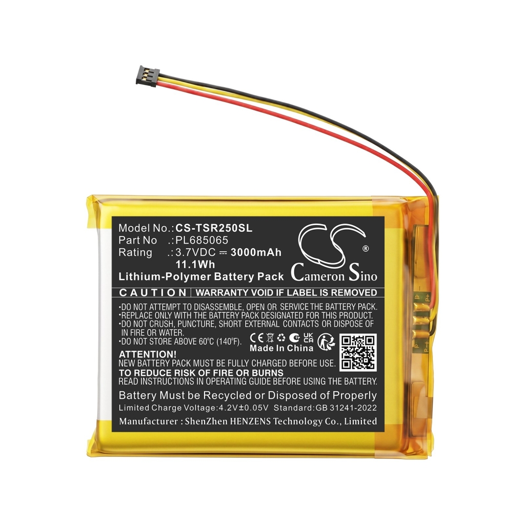Batteries compatible with Astell&Kern SR25 SR25 mk2 CS-TSR250SL