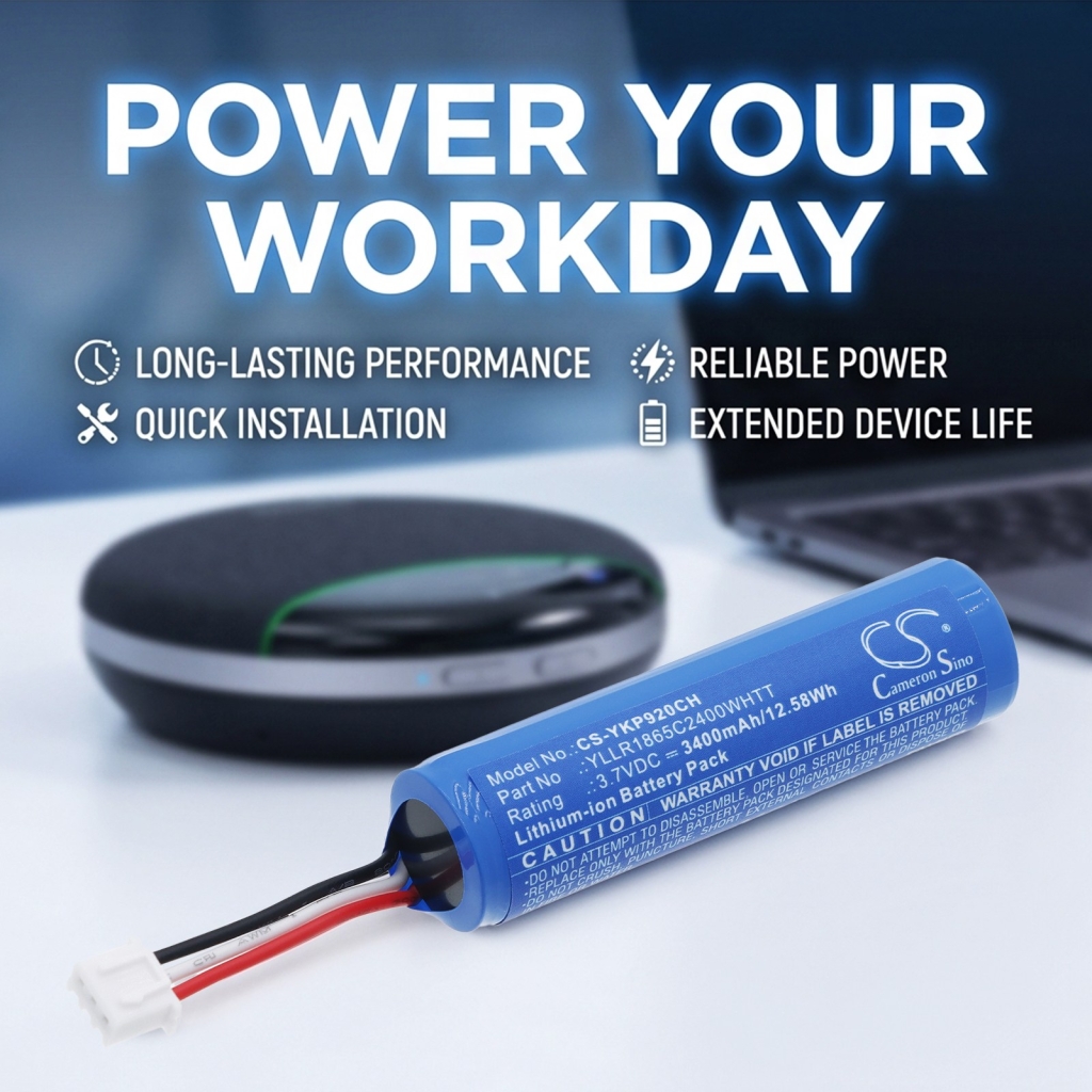 Batteries compatible with Yealink SP92 SP92 CS-YKP920CH