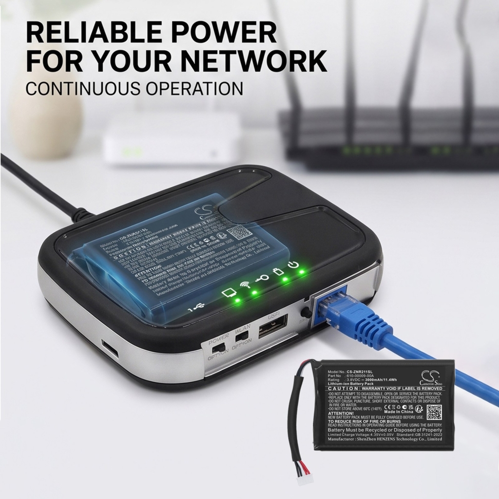 Batteries compatible with ZyXEL MWR211 MWR211 CS-ZNR211SL
