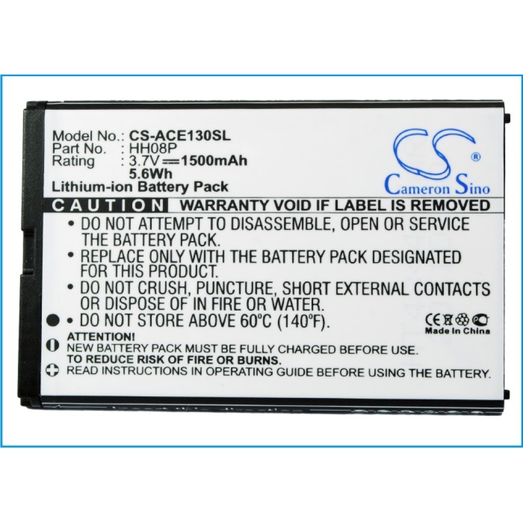 Mobile Phone Battery Acer beTouch E130