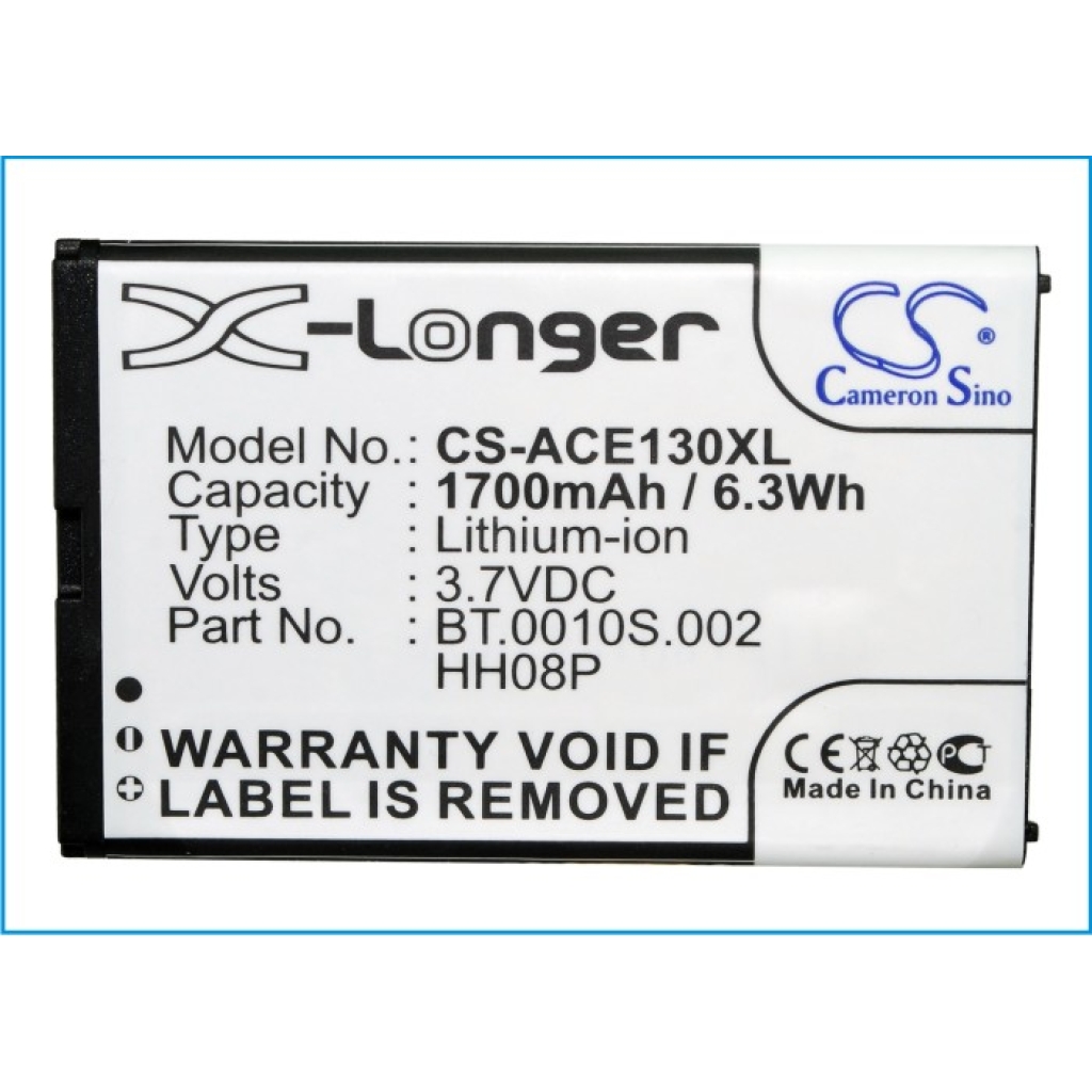 Mobile Phone Battery Acer beTouch E130