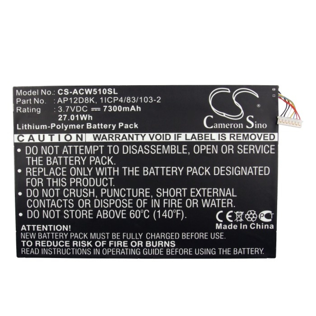 Tablet Battery Acer Aspire P3-171-3322Y2G06as
