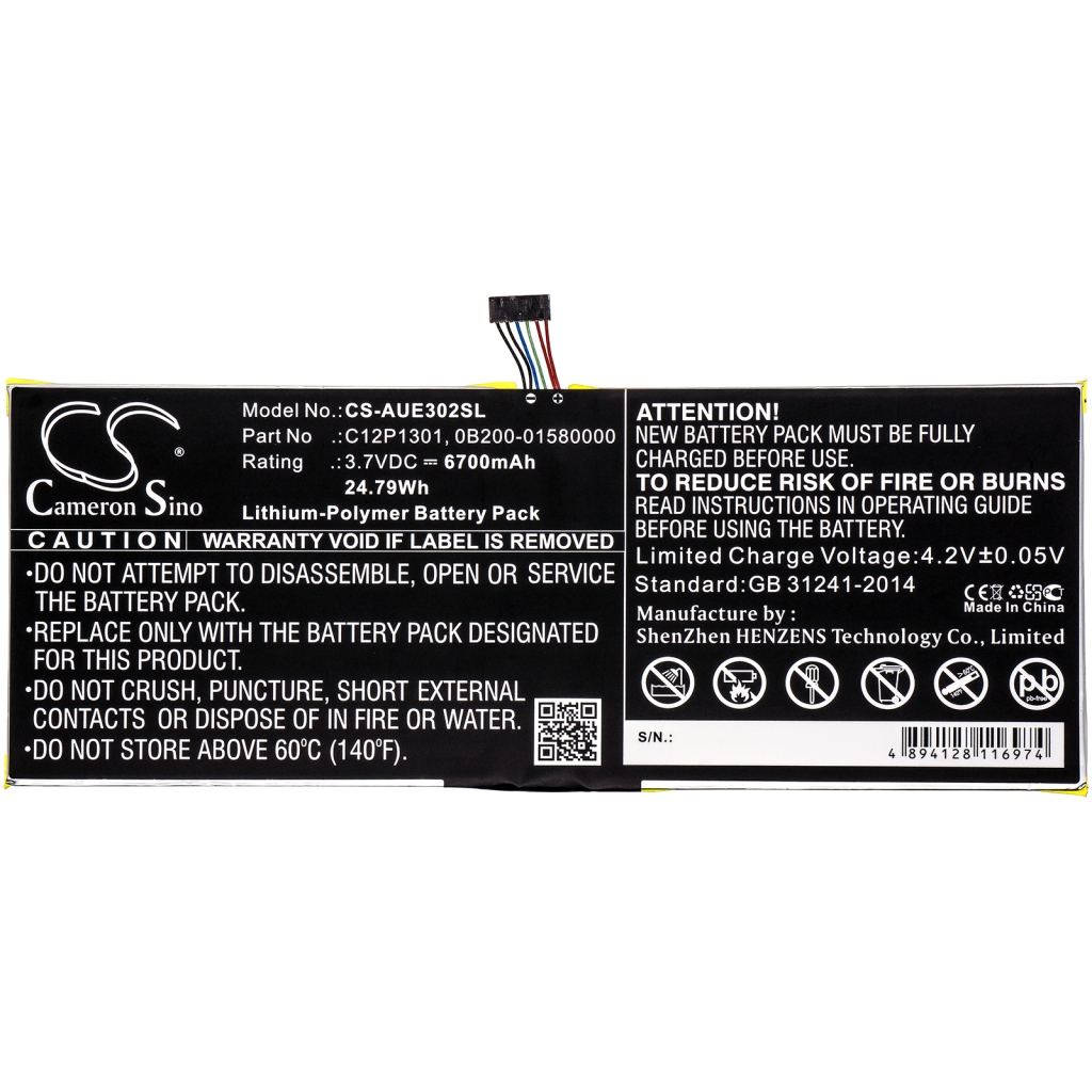 Tablet Battery Asus Transformer Pad TF303CL