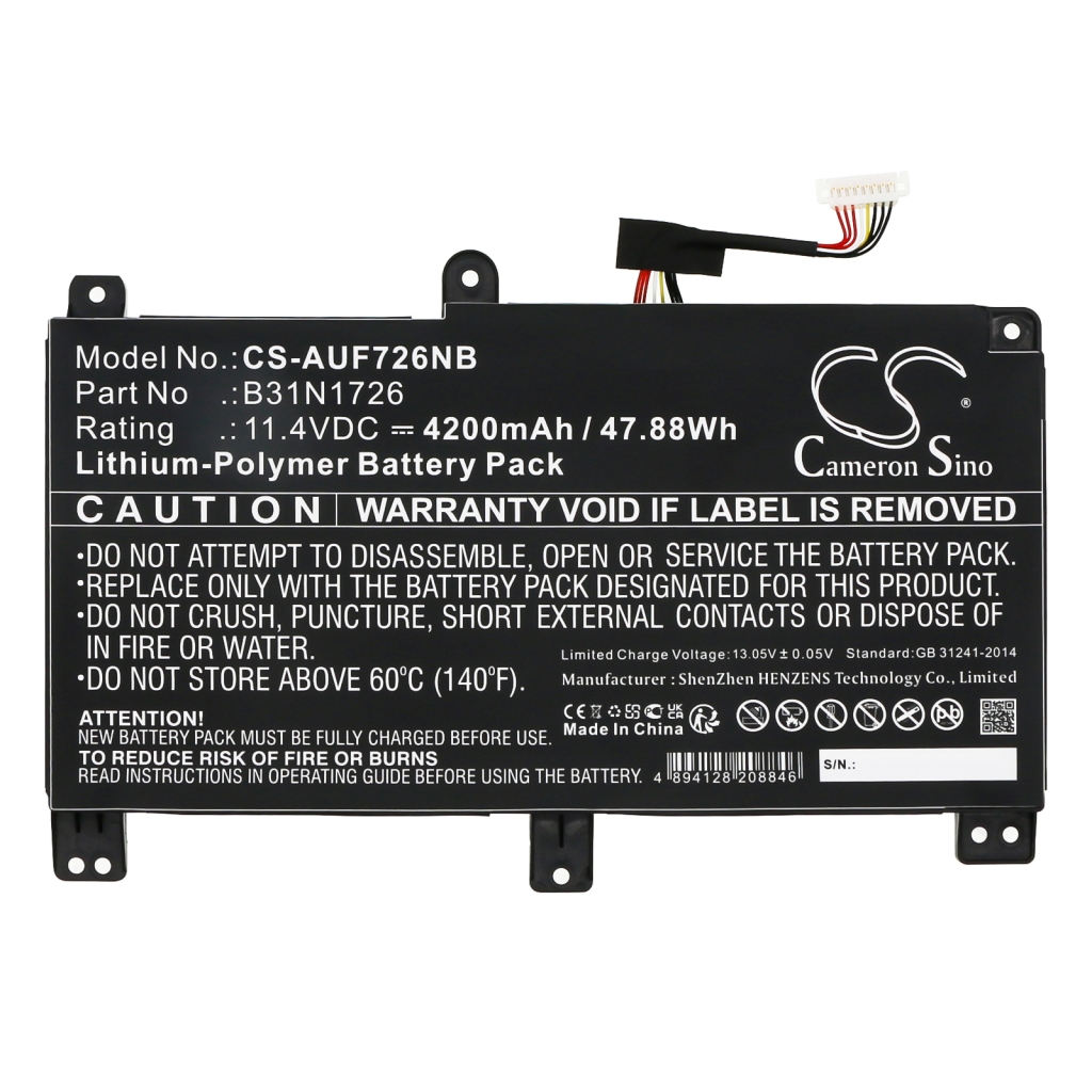 Notebook battery Asus FX504GD-E4653T