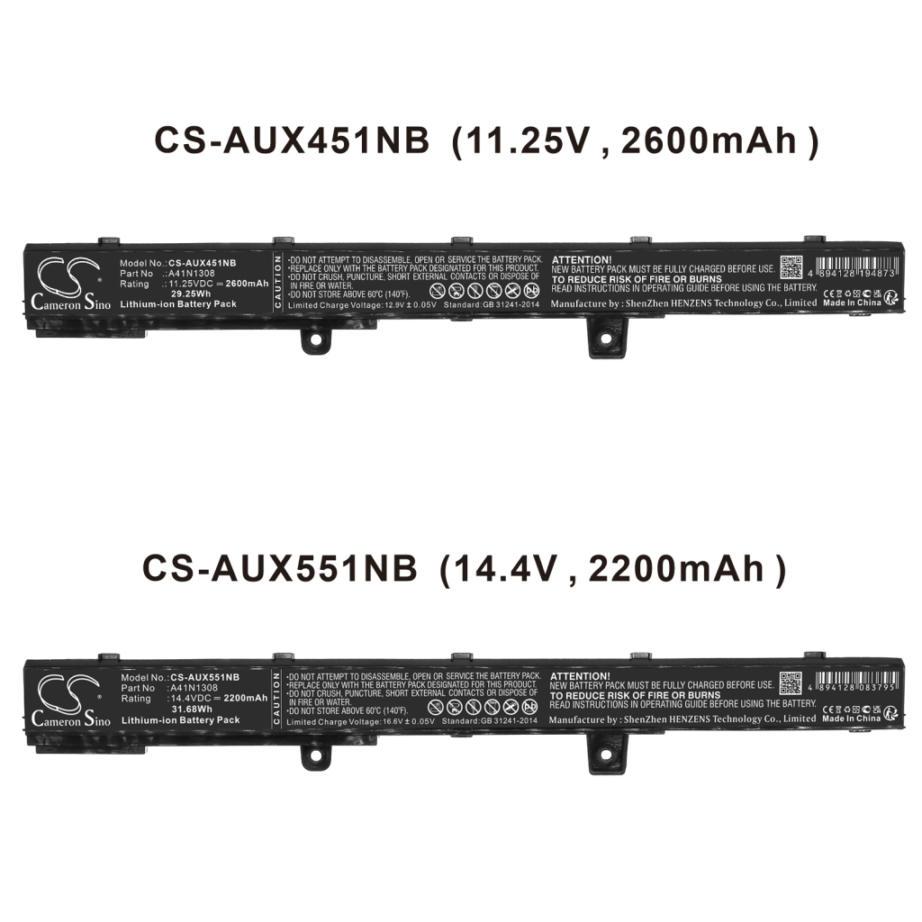 Notebook battery Asus X551C-SX014H