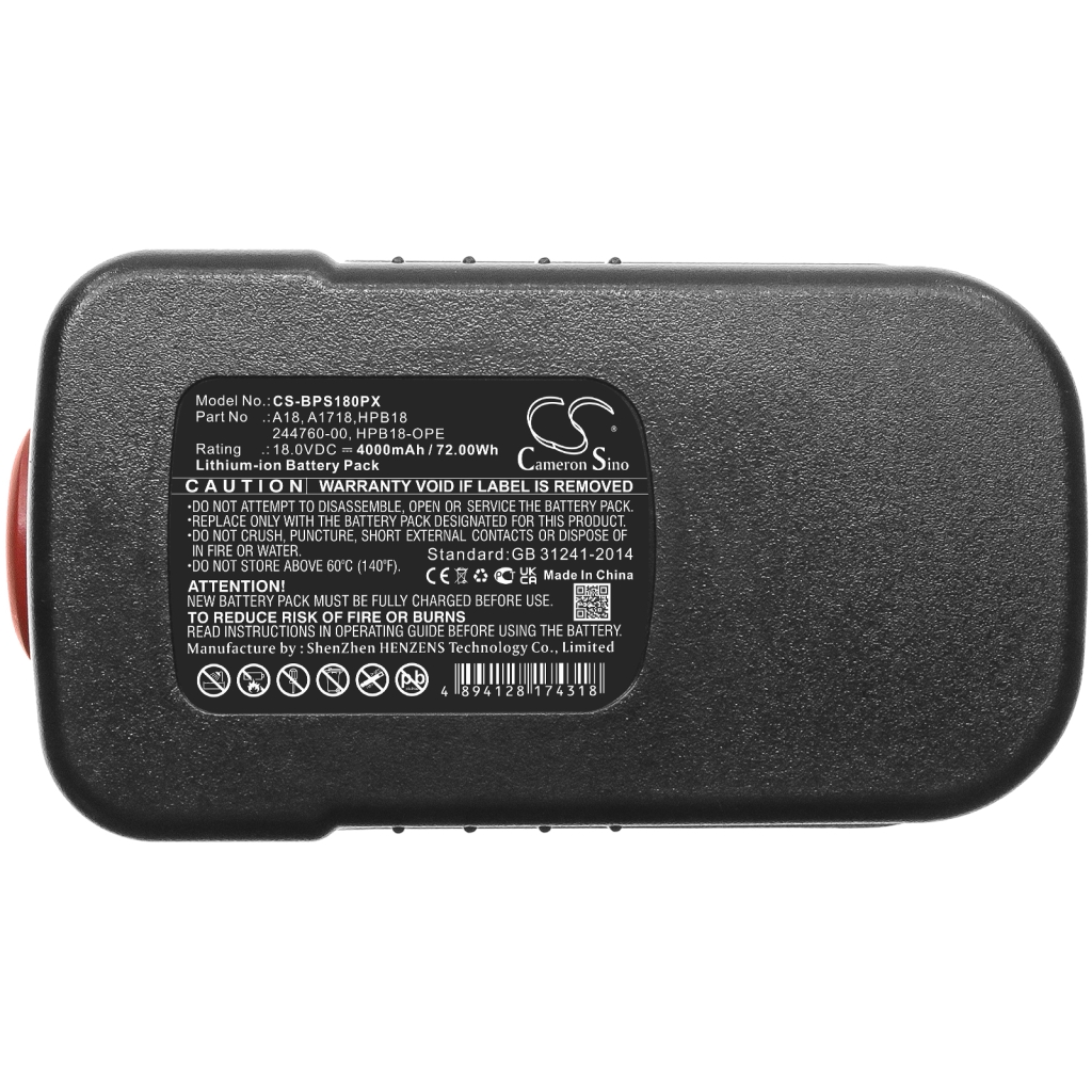 Battery industrial Firestorm FS1806CSL