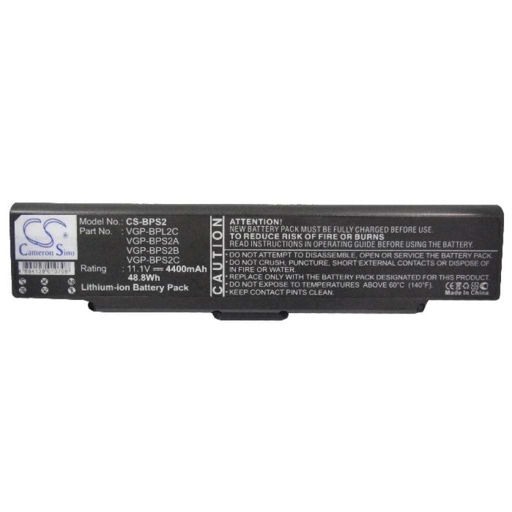 Notebook battery Sony VAIO VGN-FS8900P3