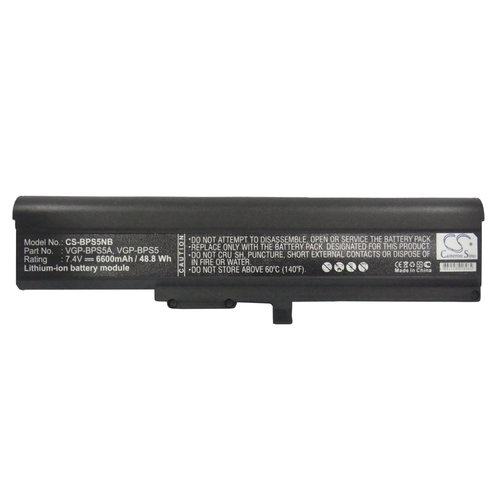 Notebook battery Sony VAIO VGN-TX26C