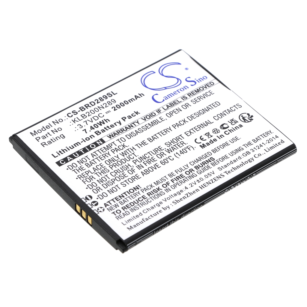 Mobile Phone Battery Modelo CS-BRD289SL