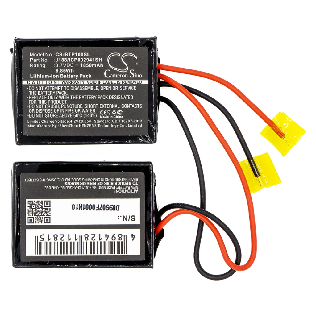 Battery Replaces J188/ICP092941SH