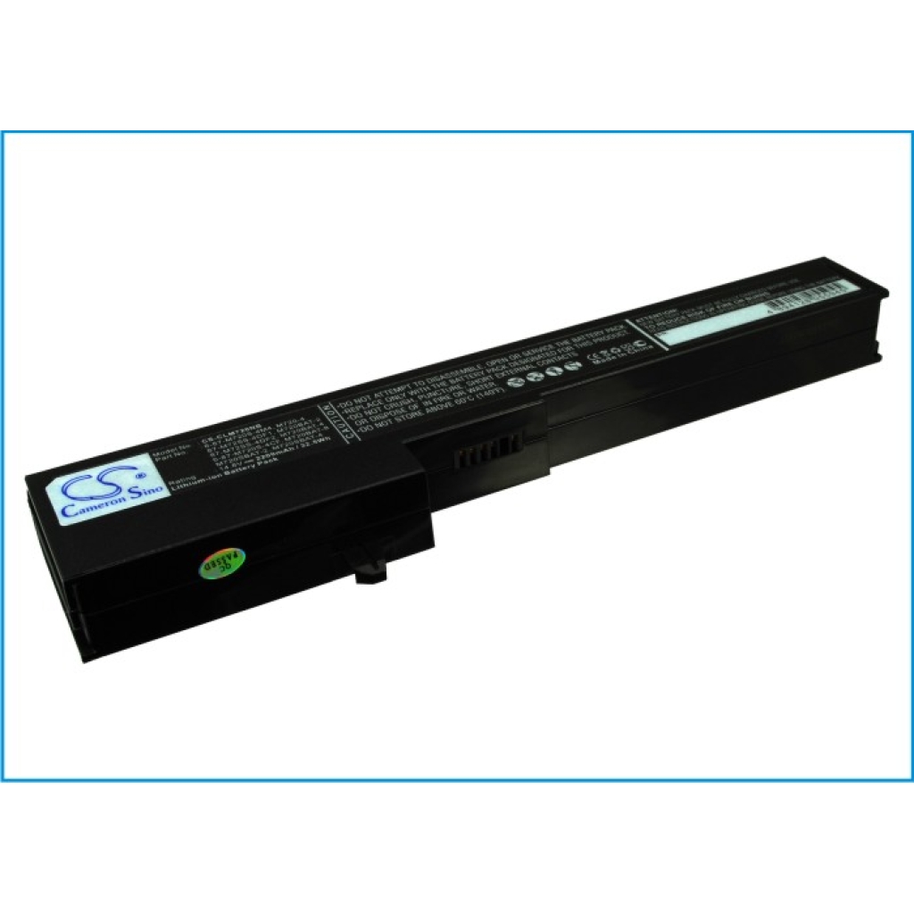 Notebook battery CLEVO M72XR