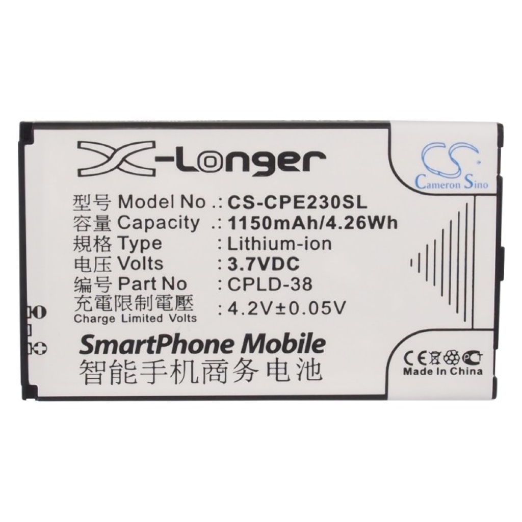 Mobile Phone Battery Coolpad F608