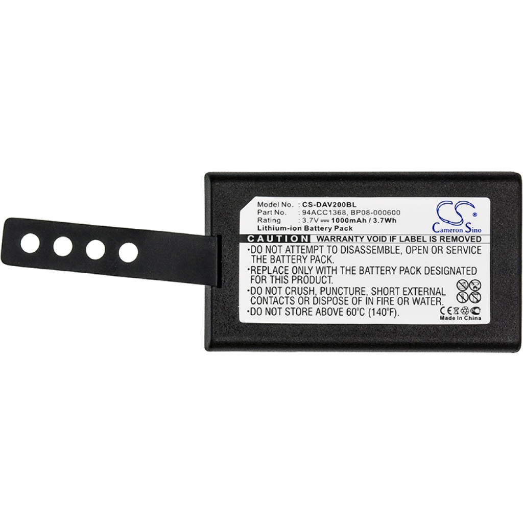 BarCode, Scanner Battery Wasp CS-DAV200BL