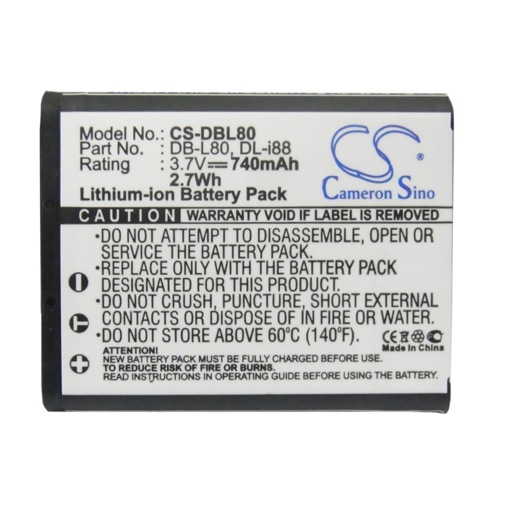 Camera Battery PENTAX Optio W90