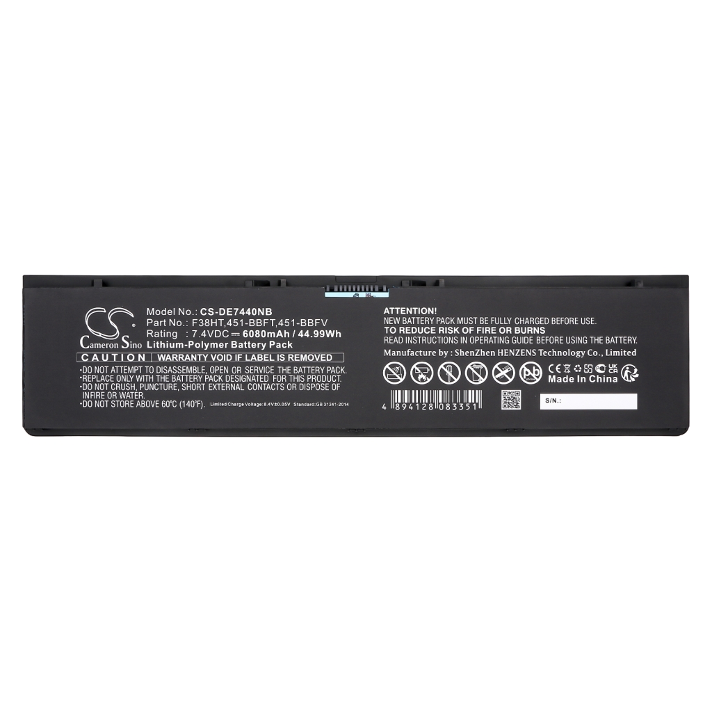 Battery Replaces F38HT