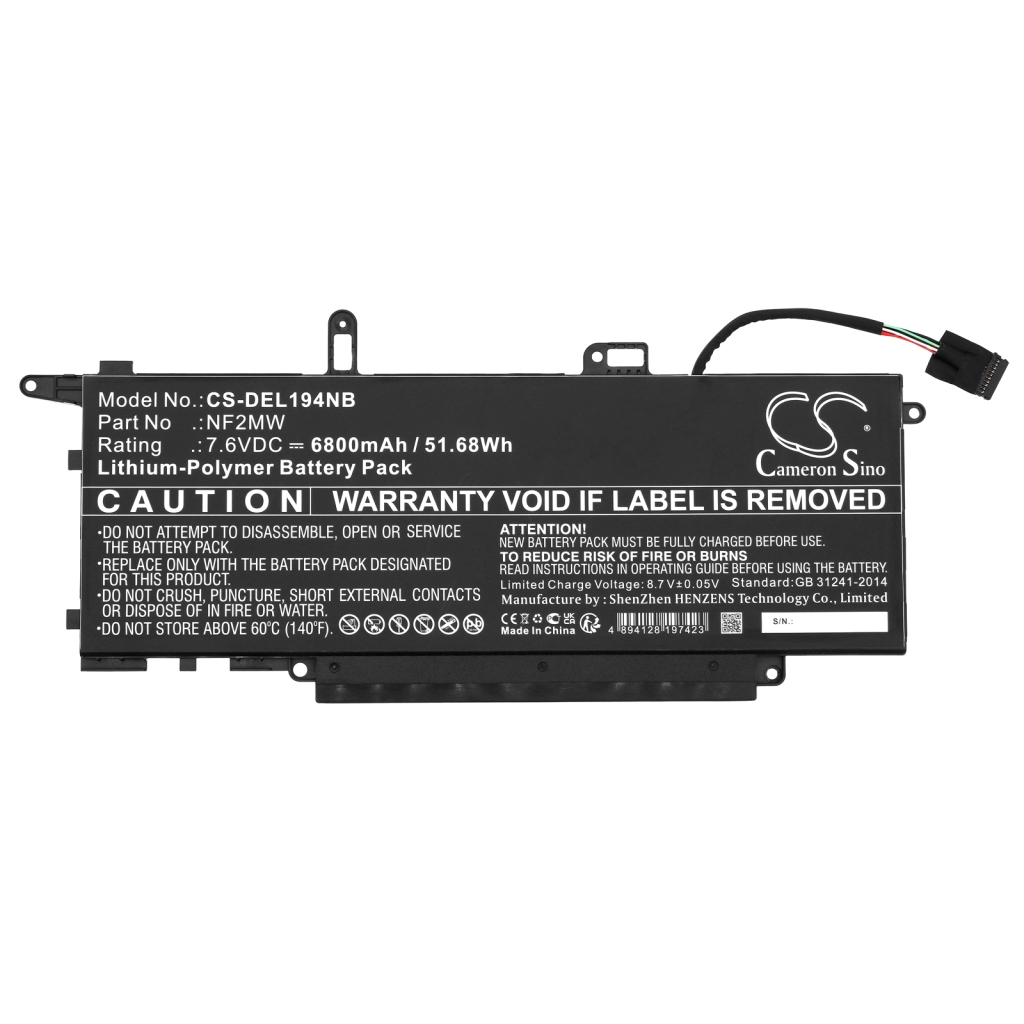 Notebook battery DELL Latitude 7400 2-in-1