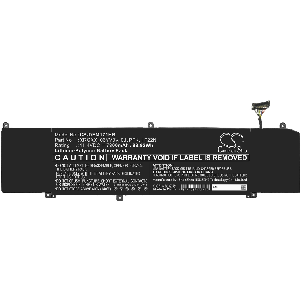Notebook battery DELL ALIENWARE ALW15M-R1738R