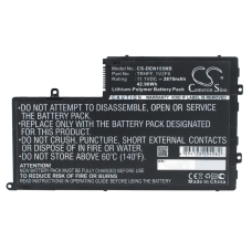 Compatible battery replacement for DELL 01V2F,01V2F6,0DFVYN,0PD19,1V2F6...