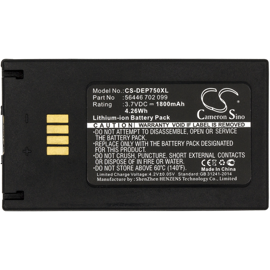 BarCode, Scanner Battery Spare CS-DEP750XL
