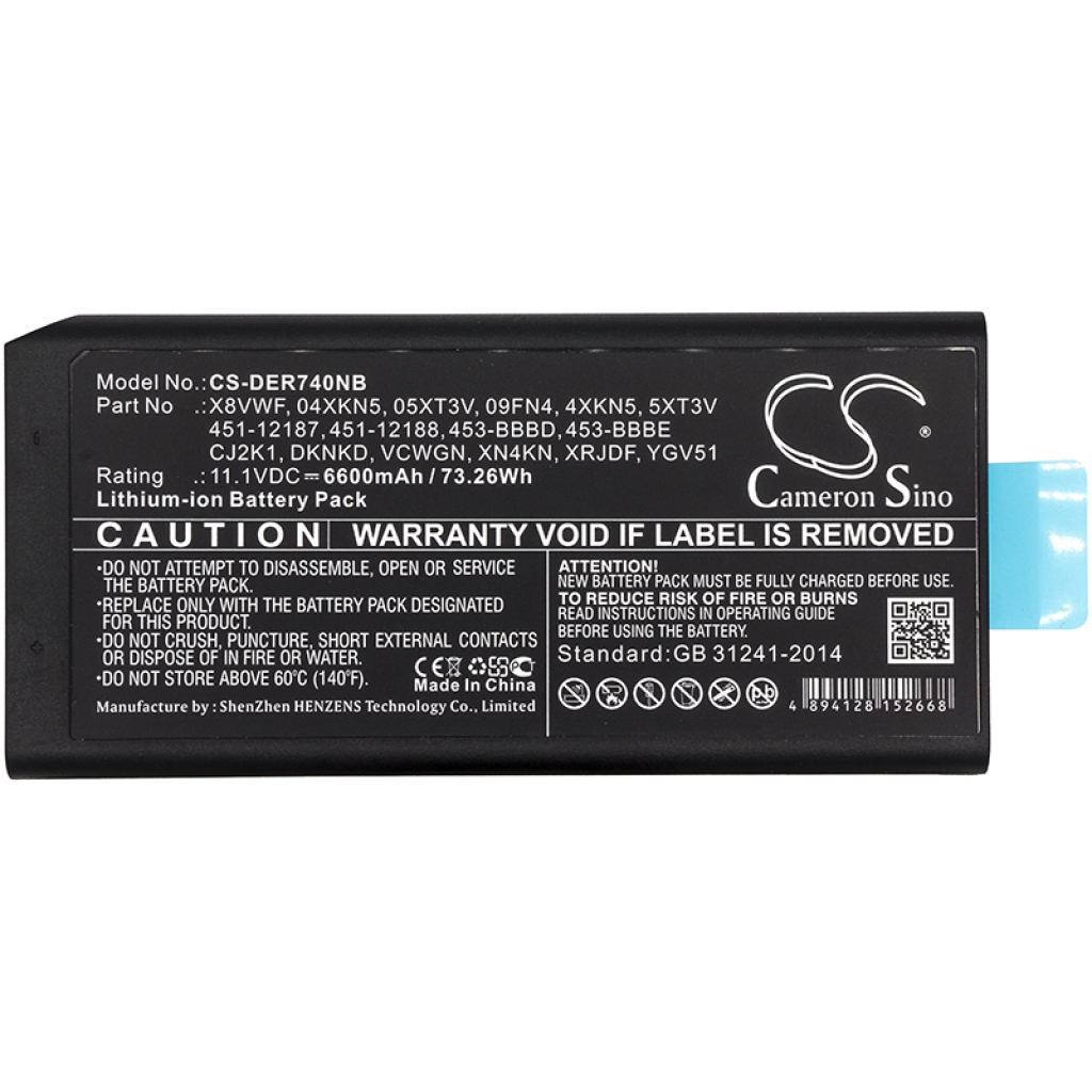 Battery Replaces XRJDF