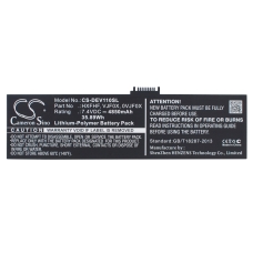 Compatible battery replacement for DELL 0VJF0X,HXFHF,VJF0X