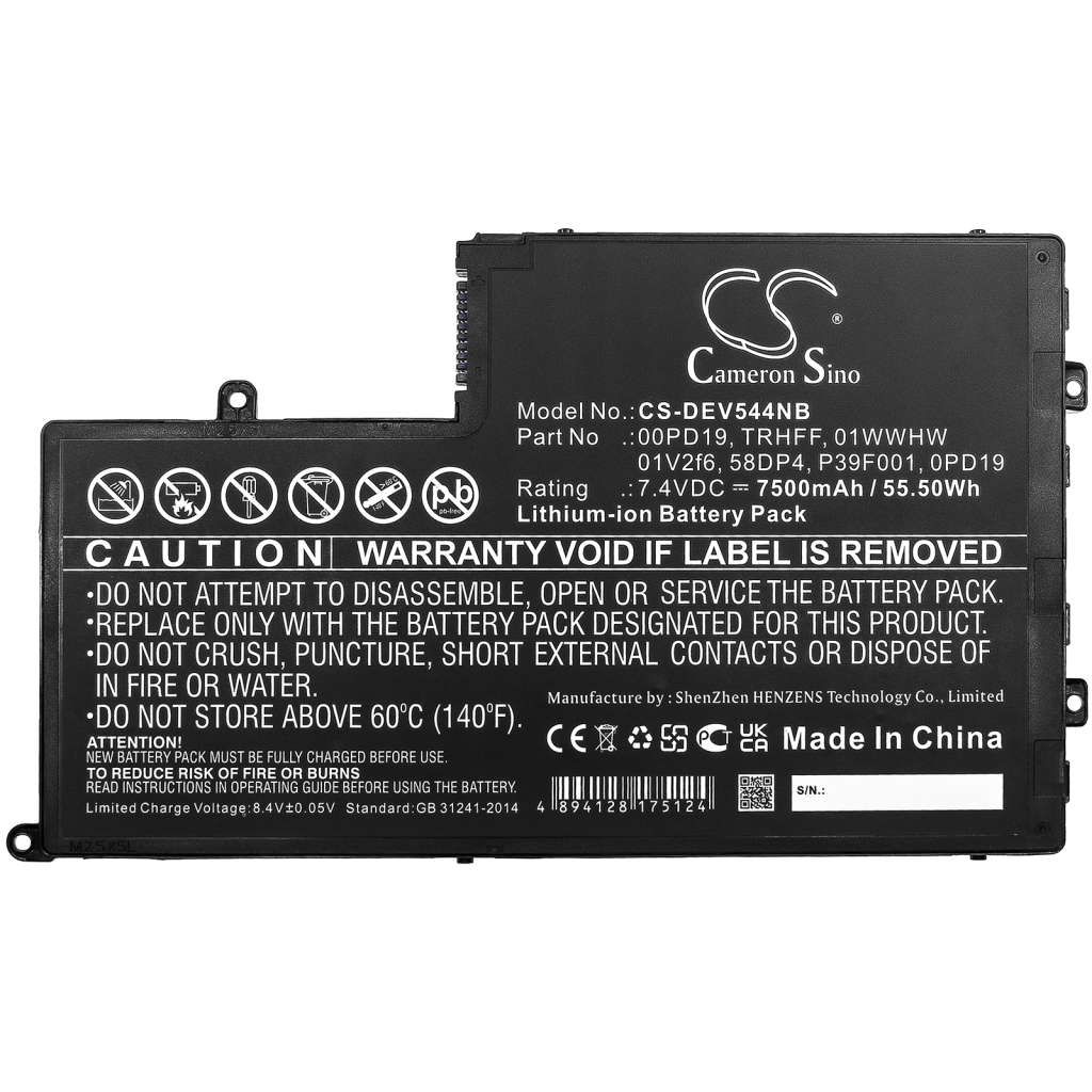 Notebook battery DELL INS15MD-1528L