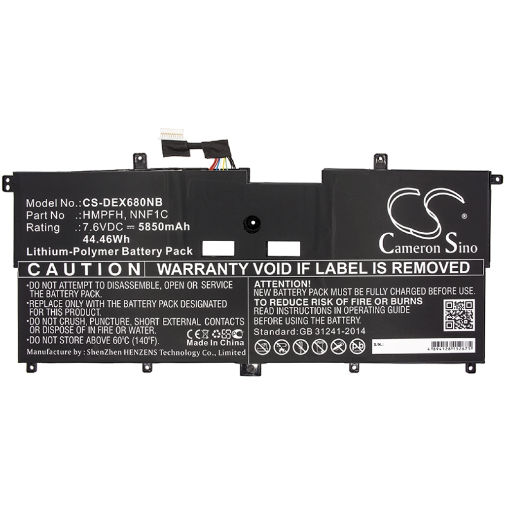 Notebook battery DELL XPS 13 9365