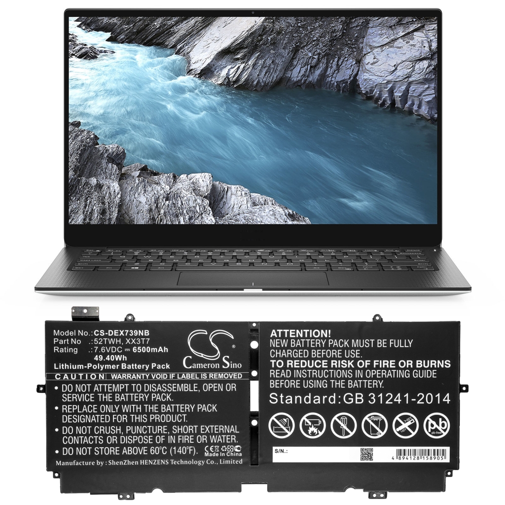 Notebook battery DELL XPS 13 7390