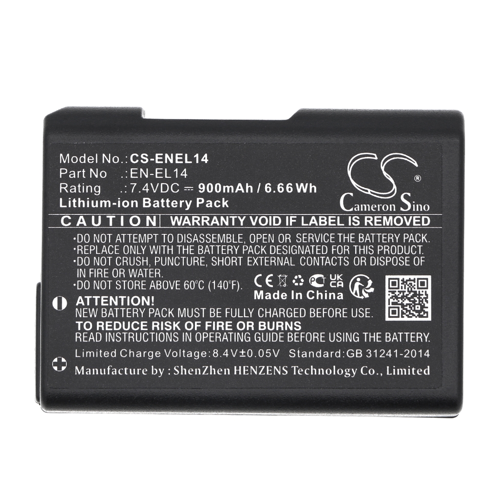 Camera Battery Nikon D3100 DSLR