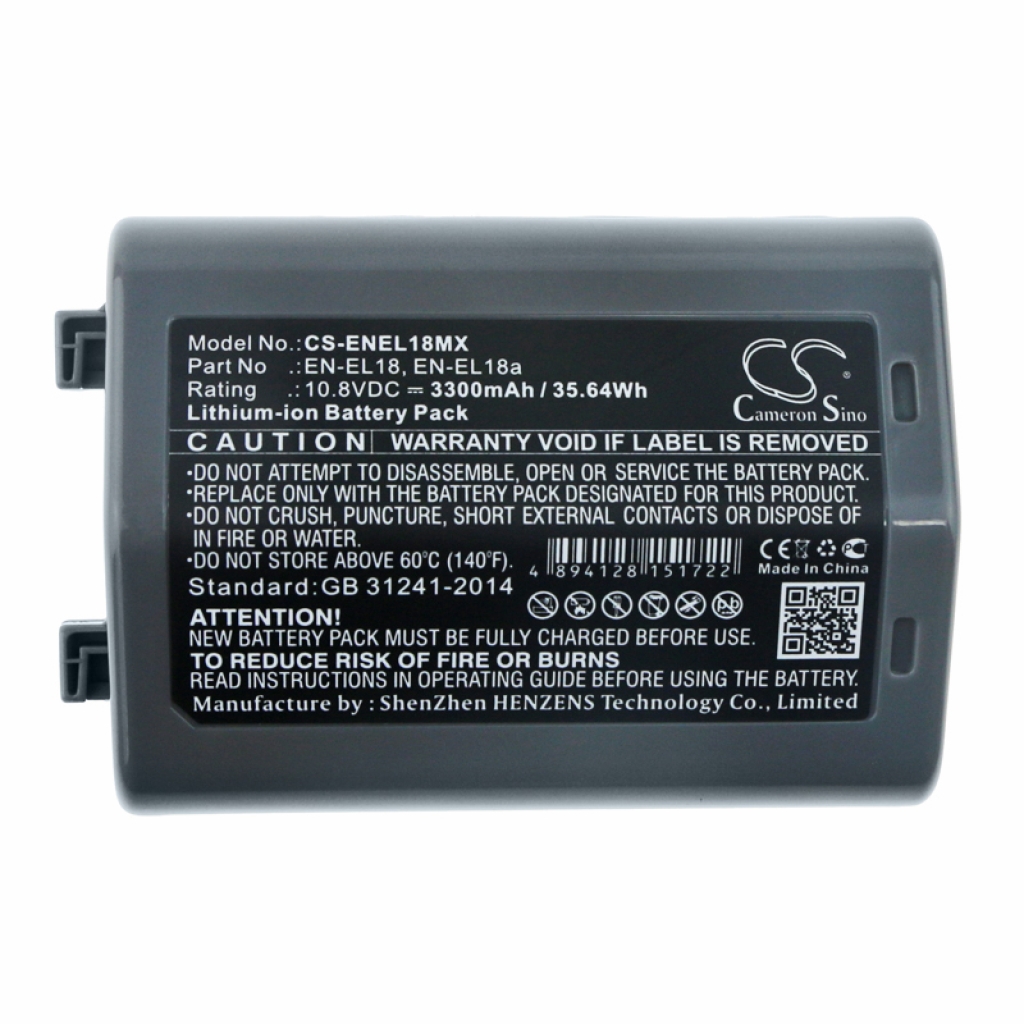 Camera Battery Nikon D500