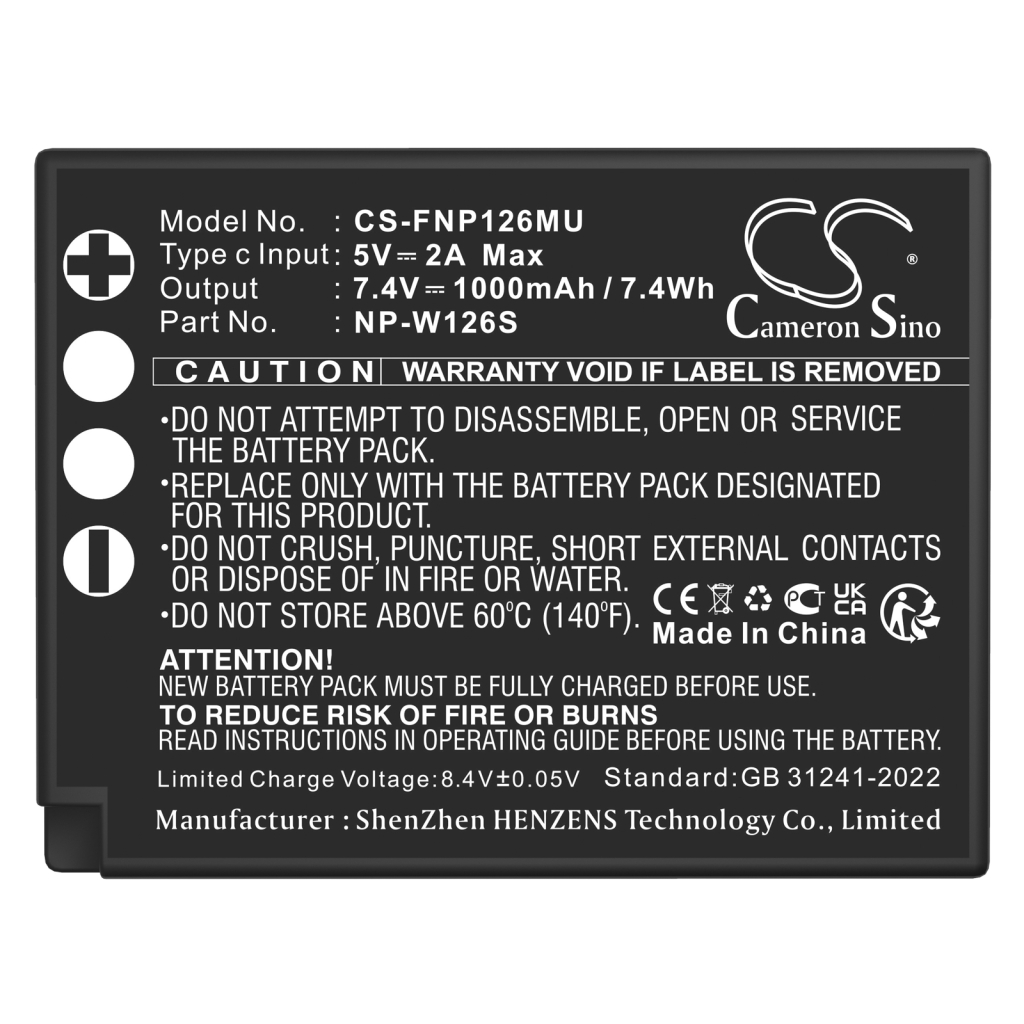 Camera Battery FUJIFILM FinePix X-Pro2