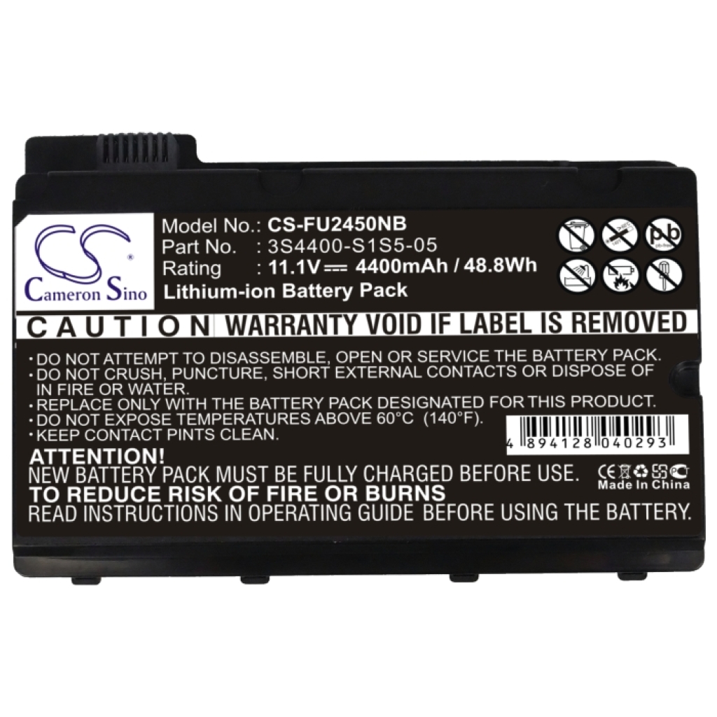 Notebook battery Fujitsu Amilo Pi2550