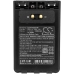 Two-Way Radio Battery YAESU FT-2DR