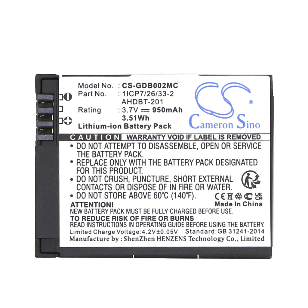 Camera Battery GoPro CS-GDB002MC