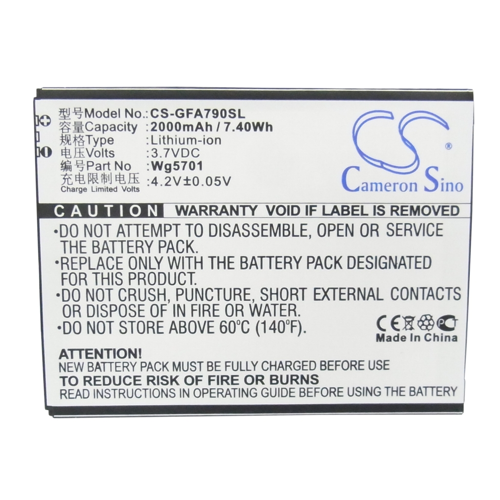 Mobile Phone Battery GFive G9