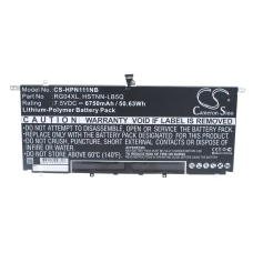 Compatible battery replacement for HP 734746-221,734746-421,734998-001,HSTNN-DB5Q,HSTNN-LB50...