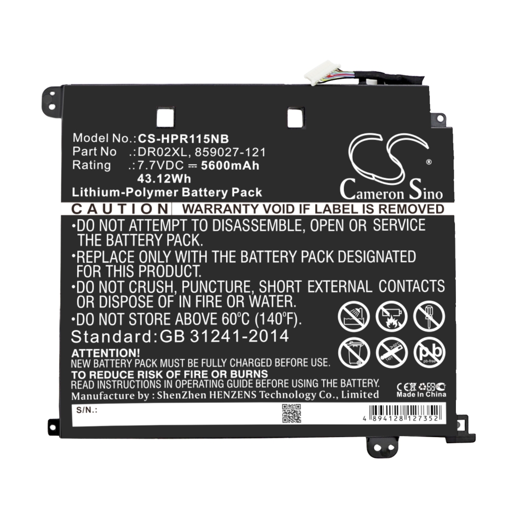 Notebook battery HP Chromebook 11 G5