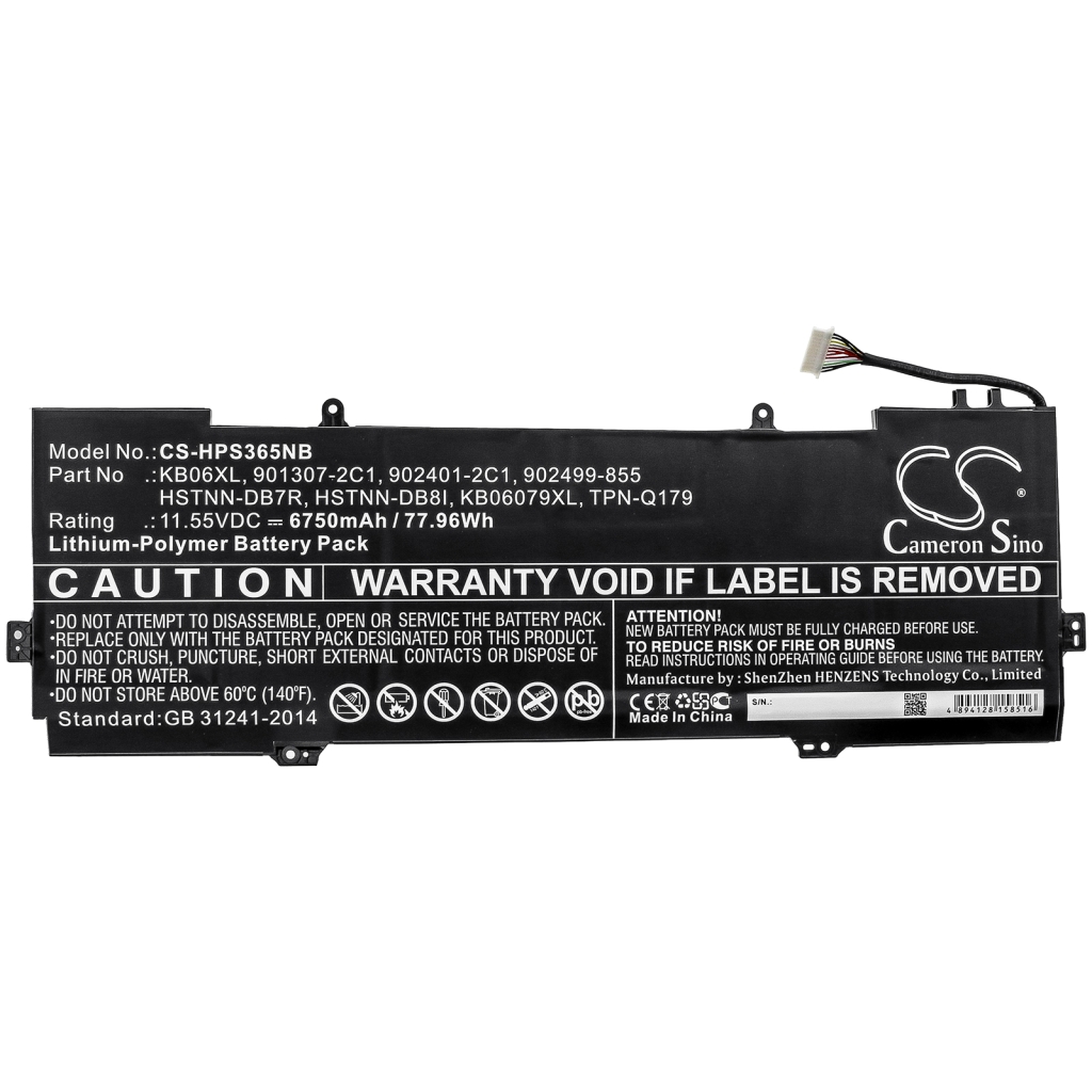 Notebook battery HP Spectre X360 15-DF0002NA