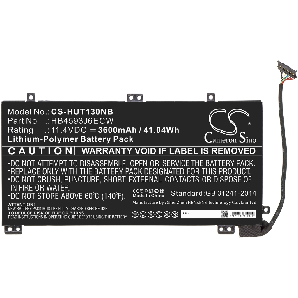 Notebook battery Huawei WRT-W29