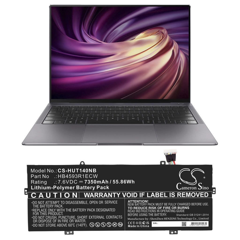 Notebook battery Huawei MagicBook i5 8250U